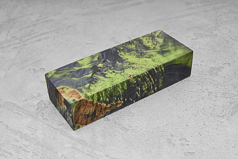 Кап клёна стабилизированный двухцветный Т39