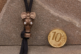 Бусина на темляк «Противогаз» Т2