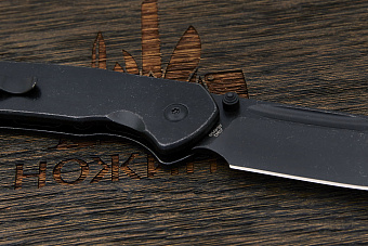 Нож складной CJRB Pyrite Bowie, клинок 80мм, сталь AR-RPM9, рукоять сталь