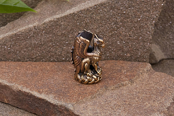 Бусина на темляк Грифон от мастерской Крымская бронза