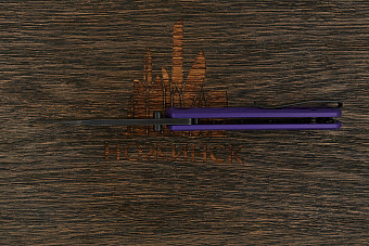 Нож складной QSP Canary Folder, клинок 72мм, сталь Sandvik 14C28N, рукоять G10 фиолетовый