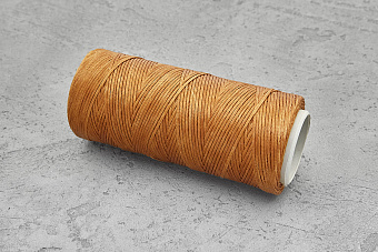 Нить вощеная 1,0мм. Гамма-2 (бежево-коричневая)