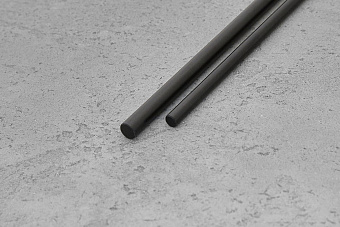 G10 пруток, чёрный d6,4 (195мм)