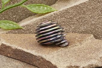 Бусина на темляк «Лаки Cut» Т4 титан