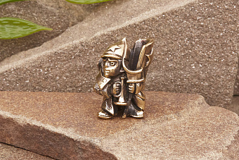 Бусина на темляк Мальчиш от мастерской Крымская бронза