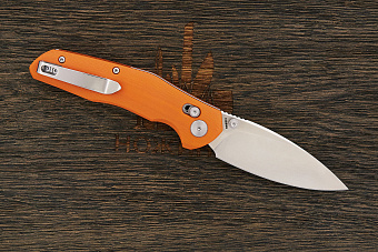 Нож складной Bestech Ronan, клинок 85мм, сталь Sandvik 14C28N, рукоять G10 оранжевый