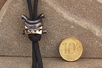 Бусина для темляка Колючка (бронза) от мастерской Братьев Пешковых