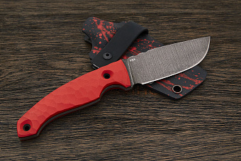 Нож туристический Lizard knives, клинок 95мм, сталь PGK, рукоять G-10 красный