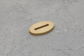 Больстер из латуни 3мм, 30x20мм