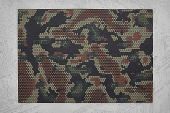 Kydex Camo dotted olive 2,03мм, лист 300x200мм