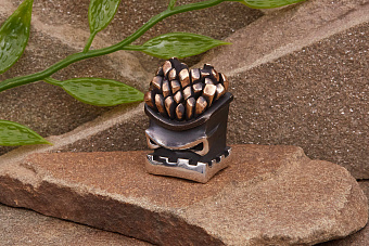 Бусина для темляка Картошка фри (биметалл) от мастерской Братьев Пешковых