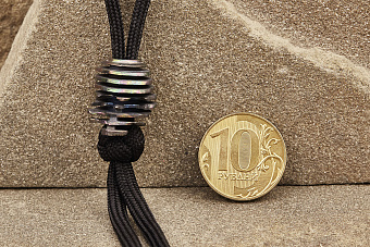 Бусина на темляк «Лаки Cut» Т4 титан