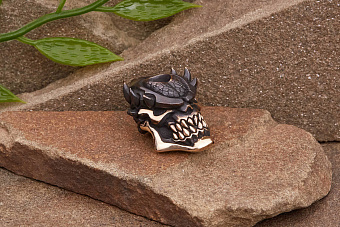 Бусина для темляка Хищник (бронза) от мастерской Братьев Пешковых