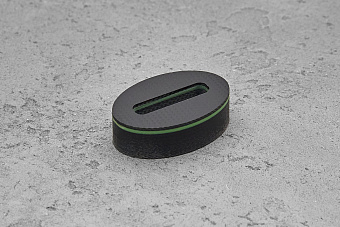 Больстер из G-10 10мм, 33x22мм, с зеленым спейсером 1,0мм