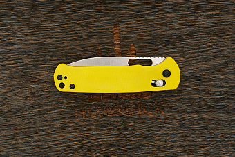 Нож складной CJRB Hectare, клинок 80мм, сталь AR-RPM9, рукоять G10 жёлтый