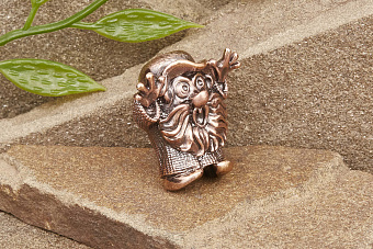 Бусина на темляк Лесовик от мастерской Крымская бронза