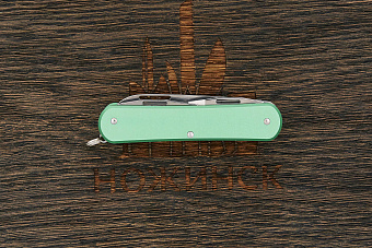 Многофункциональный складной нож Fox Knives Vulpis Large, сталь N690, рукоять алюминий зеленый