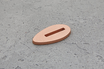 Больстер из меди 3мм, 37x20мм