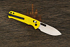 Нож складной CJRB Hectare, клинок 80мм, сталь AR-RPM9, рукоять G10 жёлтый - фото №2