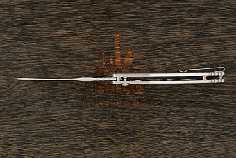 Нож складной CJRB Frack, клинок 99мм, сталь AR-RPM9, рукоять сталь текстура