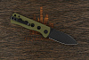 Нож складной QSP Canary Folder, клинок 72мм, сталь Sandvik 14C28N, рукоять G10 зелёный - фото №2