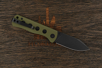 Нож складной QSP Canary Folder, клинок 72мм, сталь Sandvik 14C28N, рукоять G10 зелёный