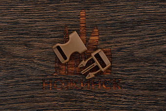 Застежка-фастекс 23×40мм. Гамма-2 (коричневый)