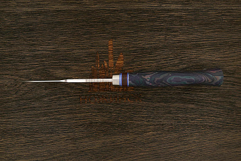 Нож шкуросъёмный Геннадия Дедюхина Скиннер, клинок 115мм, сталь M390, рукоять микарта