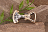 Замок на браслет "Топор плетёнка"  - фото №1