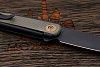 Складной нож We Knife Smooth sentinel, сталь CPM-20CV, рукоять микарта - фото №4