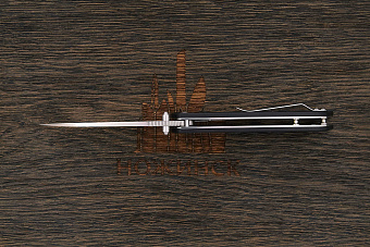 Нож складной QSP Parrot V2, клинок 80мм, сталь D2, рукоять G10 чёрный