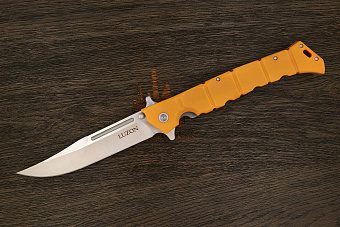 Складной нож Cold Steel Luzon Large, сталь 8Cr13MoV, рукоять термопластик оранжевый