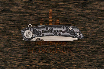 Складной нож WIN+ Vindex, сталь 14C28N, рукоять микарта серый