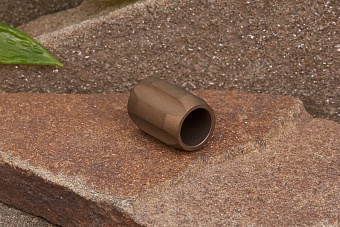 Титановая бусина на темляк «Втулка»  желтый