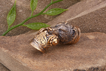 Замок на браслет "Медведь"