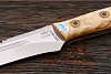 Нож туристический АиР Ирбис, клинок 160мм, сталь 100Х13М, рукоять карельская береза - фото №4