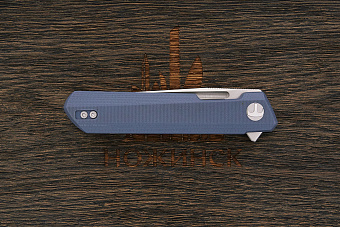 Нож складной Bestech Dundee, клинок 89мм, сталь D2, рукоять G10 серо-синий