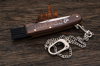 Грибной складной нож Fox Knives Mushroom, сталь 420С, рукоять палисандр