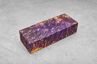 Кап клёна стабилизированный трехцветный Т60