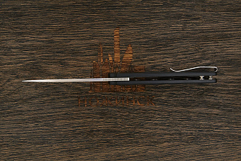 Нож складной QSP Lark, клинок 80мм, сталь Sandvik 14C28N, рукоять карбон-B