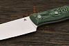 Нож туристический Ножинск-PRO Корсар, клинок 142мм, сталь AR-RPM9, рукоять микарта чёрно-зелёная - фото №4