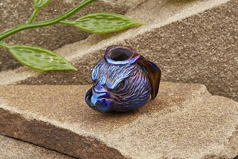 Бусина на темляк «Косой» титан оксид