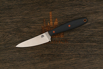 Нож туристический Мастерской Тать Хорек, клинок 88мм, сталь M390, рукоять микарта