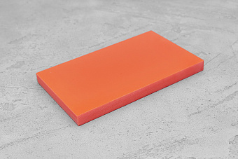 G10 extra, плашка 130х80х9,0(+)мм оранжевый неон