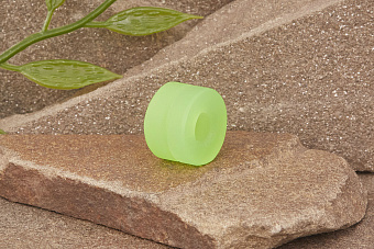 Бусина на темляк №1 зеленая