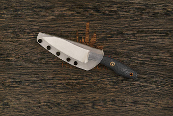 Нож EDC Владимира Толкачева, клинок 82мм, сталь M390, рукоять карбон