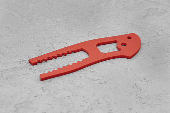 Рамка для модели "КрейсерЪ" из G-10 3 мм (красная)