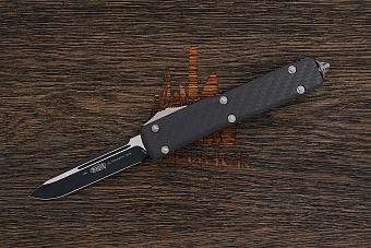Автоматический складной нож Microtech Ultratech, сталь Elmax, рукоять карбон алюминий