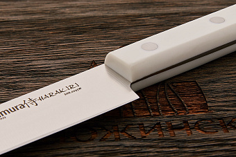Нож кухонный Samura гастрономический 195мм, сталь AUS-8, рукоять пластик белый