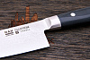 Нож кухонный Yaxell Ran шеф 200мм, сталь VG-10 в обкладках из дамаска - фото №3